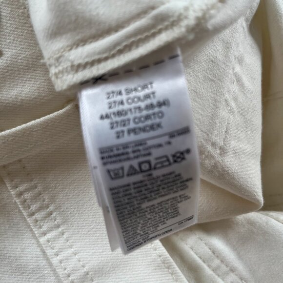 GAP - Wide Leg Sky High White Flared Jeans - 27S - Picture 3 of 13